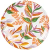 Maisons Du Monde Assiette Plate En Porcelaine Motif Végétal Multicolore – Lot De 6 magasin 5